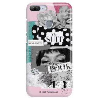Etui Huawei HONOR 9 LITE, Etui Magazine Wzory 2020-1 Transparentny - FunnyCase