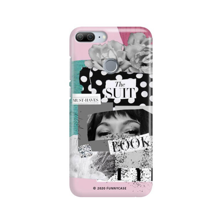 Etui Huawei HONOR 9 LITE, Etui Magazine Wzory 2020-1 Transparentny - FunnyCase