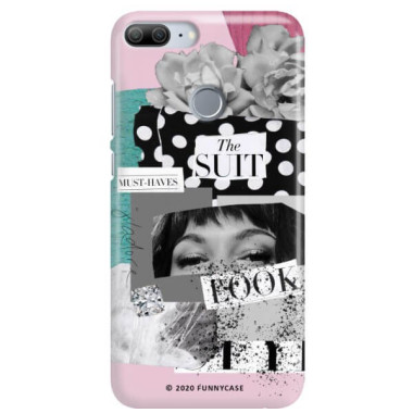 Etui Huawei HONOR 9 LITE, Etui Magazine Wzory 2020-1 Transparentny - FunnyCase