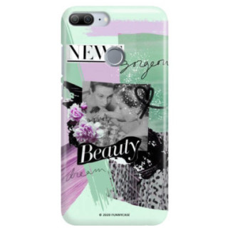 Etui Huawei HONOR 9 LITE, Etui Magazine Wzory 2020-1 Transparentny - FunnyCase