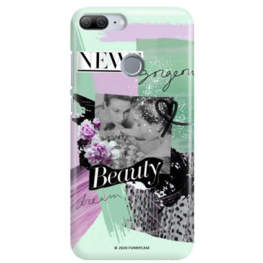 Etui Huawei HONOR 9 LITE, Etui Magazine Wzory 2020-1 Transparentny - FunnyCase