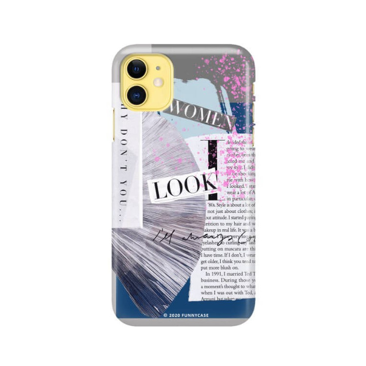 Etui Apple IPHONE 11, Etui Magazine Wzory 2020-1 Transparentny - FunnyCase