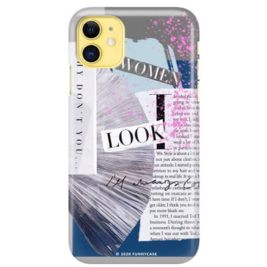 Etui Apple IPHONE 11, Etui Magazine Wzory 2020-1 Transparentny - FunnyCase