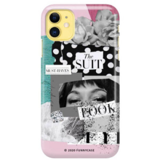 Etui Apple IPHONE 11, Etui Magazine Wzory 2020-1 Transparentny - FunnyCase