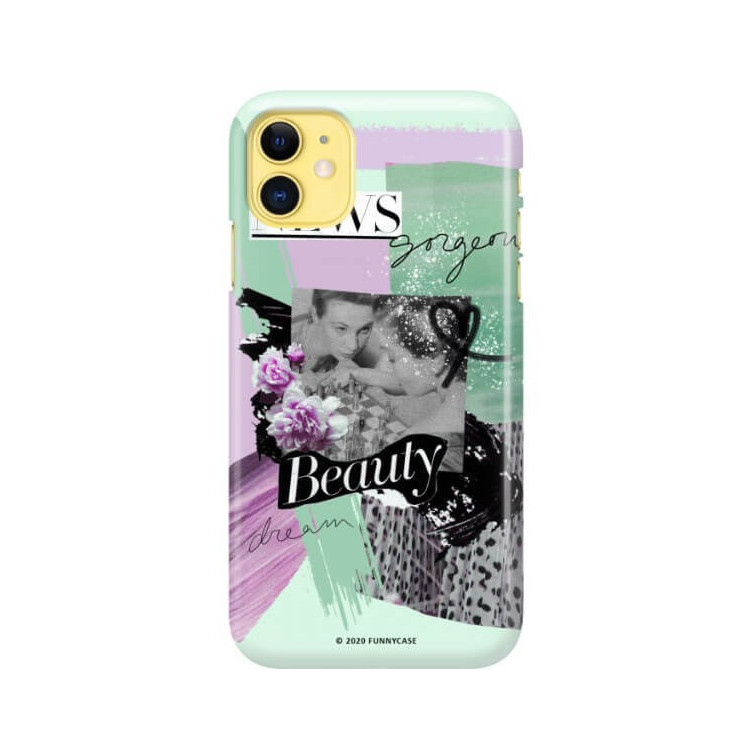 Etui Apple IPHONE 11, Etui Magazine Wzory 2020-1 Transparentny - FunnyCase