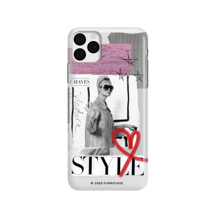 Etui Apple IPHONE 11 PRO MAX, Etui Magazine Wzory 2020-1 Transparentny - FunnyCase