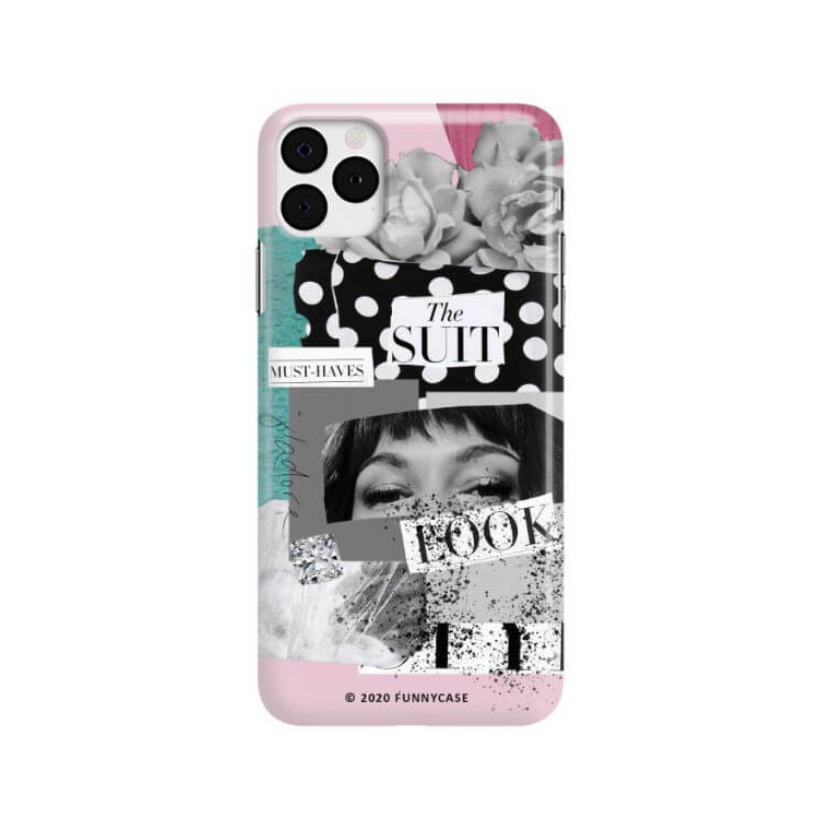 Etui Apple IPHONE 11 PRO MAX, Etui Magazine Wzory 2020-1 Transparentny - FunnyCase