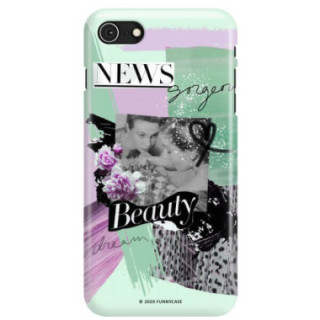 Etui Apple IPHONE 7 / 8, Etui Magazine Wzory 2020-1 Transparentny - FunnyCase