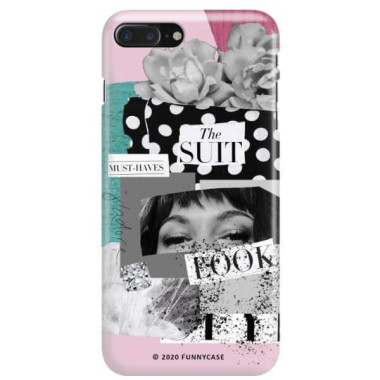 Etui Apple IPHONE 7 PLUS / 8 PLUS, Etui Magazine Wzory 2020-1 Transparentny - FunnyCase