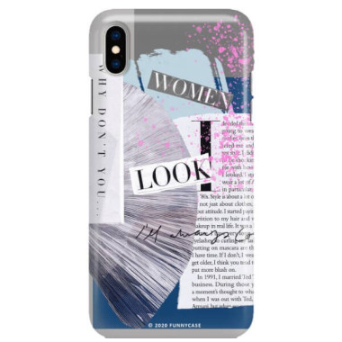 Etui Apple IPHONE X / XS, Etui Magazine Wzory 2020-1 Transparentny - FunnyCase