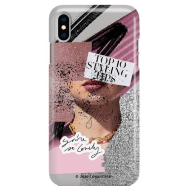 Etui Apple IPHONE X / XS, Etui Magazine Wzory 2020-1 Transparentny - FunnyCase