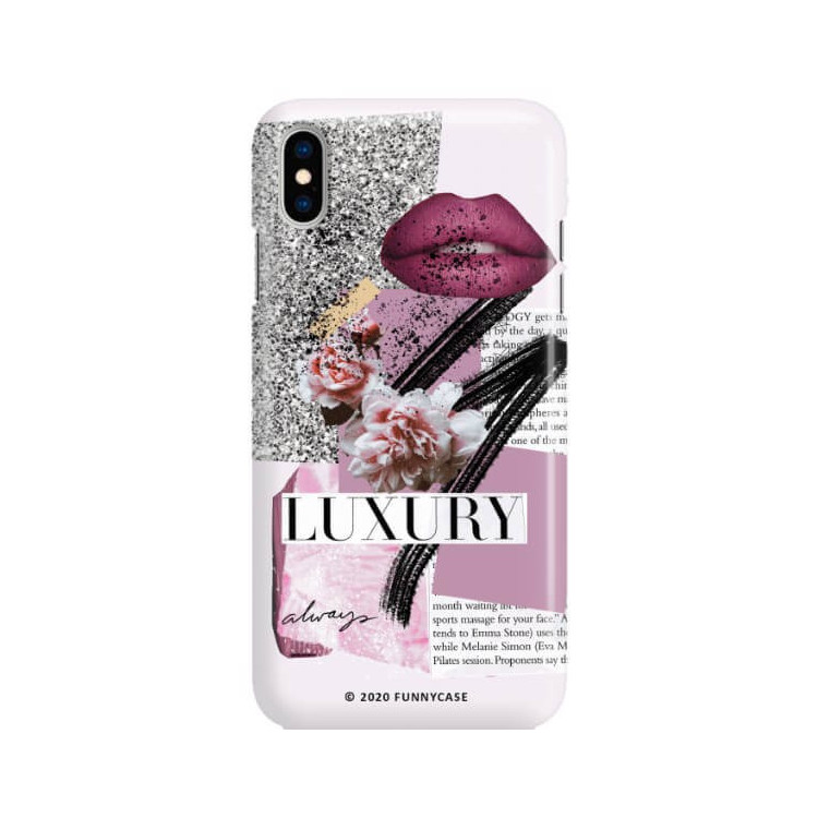 Etui Apple IPHONE X / XS, Etui Magazine Wzory 2020-1 Transparentny - FunnyCase