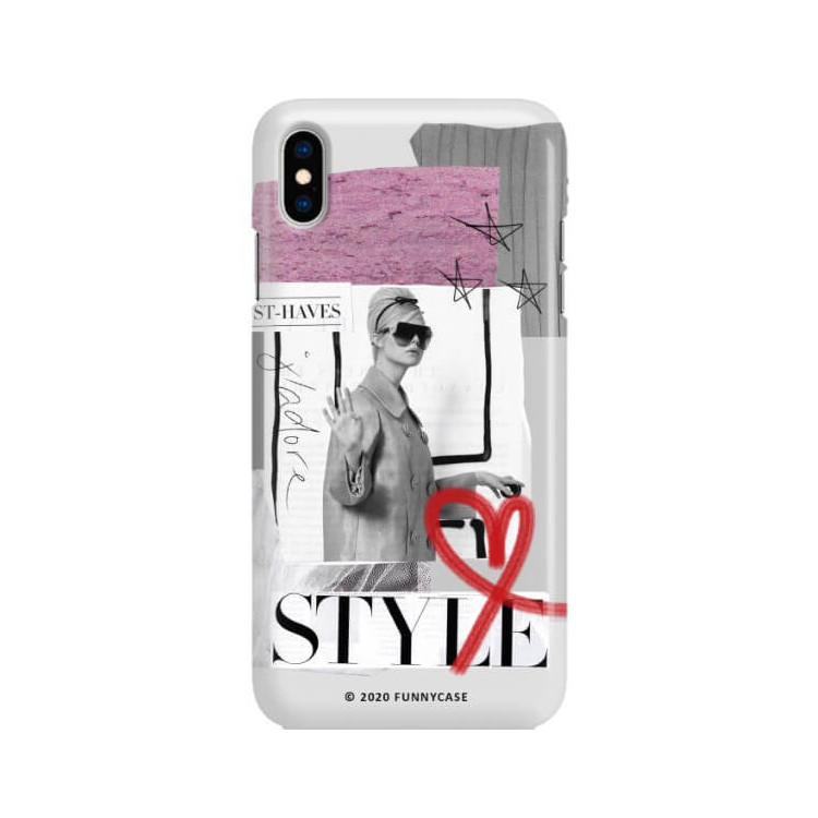 Etui Apple IPHONE X / XS, Etui Magazine Wzory 2020-1 Transparentny - FunnyCase