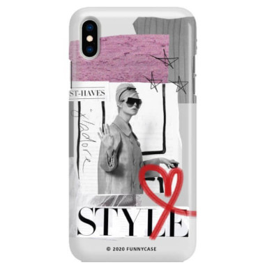 Etui Apple IPHONE X / XS, Etui Magazine Wzory 2020-1 Transparentny - FunnyCase