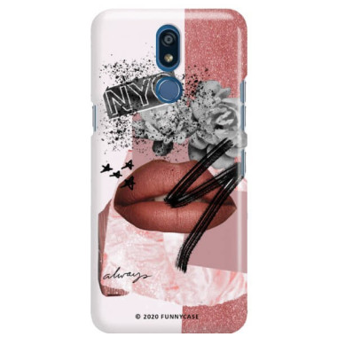 Etui Lg K40, Etui Magazine Wzory 2020-1 Transparentny - FunnyCase