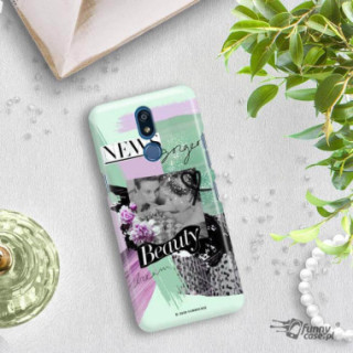 Etui Lg K40, Etui Magazine Wzory 2020-1 Transparentny - FunnyCase