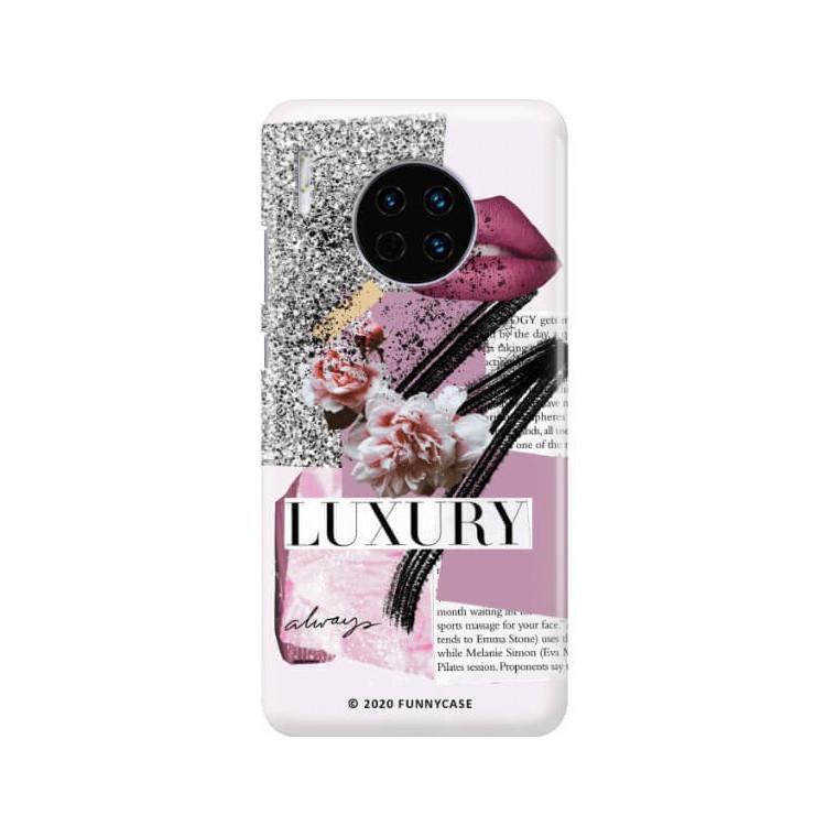 Etui Huawei MATE 30, Etui Magazine Wzory 2020-1 Transparentny - FunnyCase