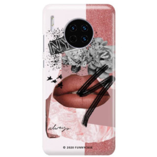 Etui Huawei MATE 30, Etui Magazine Wzory 2020-1 Transparentny - FunnyCase