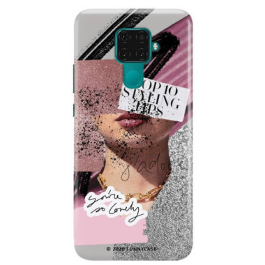 Etui Huawei MATE 30 LITE, Etui Magazine Wzory 2020-1 Transparentny - FunnyCase