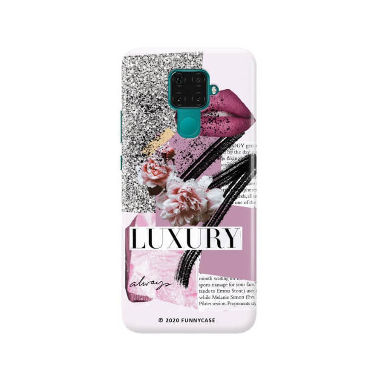 Etui Huawei MATE 30 LITE, Etui Magazine Wzory 2020-1 Transparentny - FunnyCase