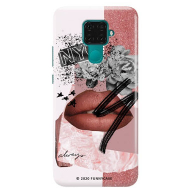 Etui Huawei MATE 30 LITE, Etui Magazine Wzory 2020-1 Transparentny - FunnyCase