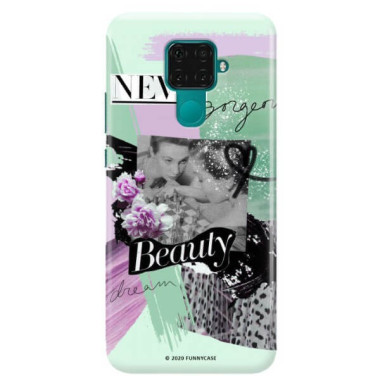 Etui Huawei MATE 30 LITE, Etui Magazine Wzory 2020-1 Transparentny - FunnyCase