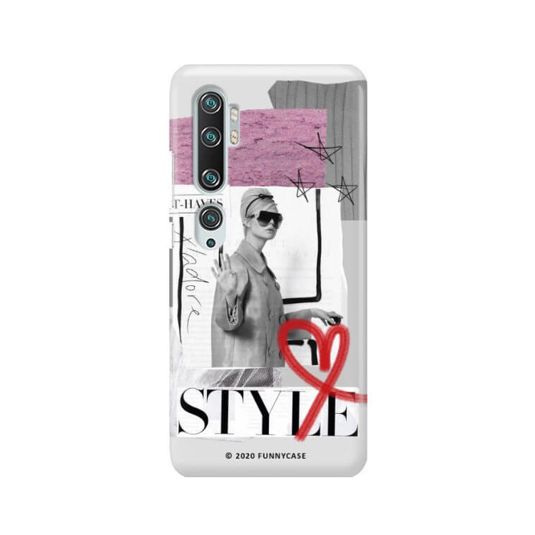 Etui Xiaomi MI NOTE 10, Etui Magazine Wzory 2020-1 Transparentny - FunnyCase