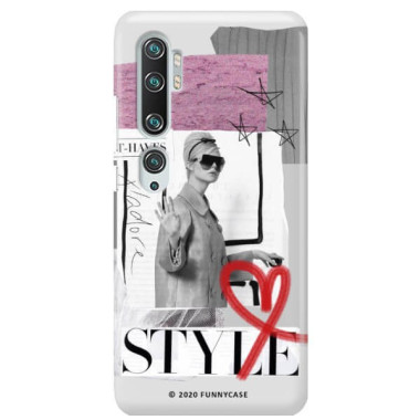 Etui Xiaomi MI NOTE 10, Etui Magazine Wzory 2020-1 Transparentny - FunnyCase