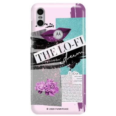 Etui Motorola MOTO ONE, Etui Magazine Wzory 2020-1 Transparentny - FunnyCase