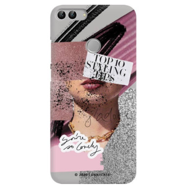 Etui Huawei P SMART, Etui Magazine Wzory 2020-1 Transparentny - FunnyCase