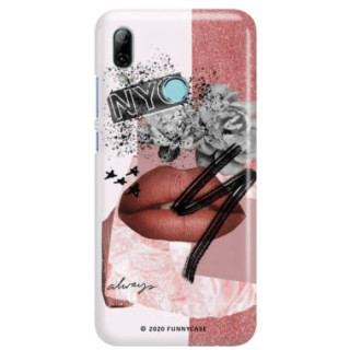 Etui Huawei P SMART 2019, Etui Magazine Wzory 2020-1 Transparentny - FunnyCase