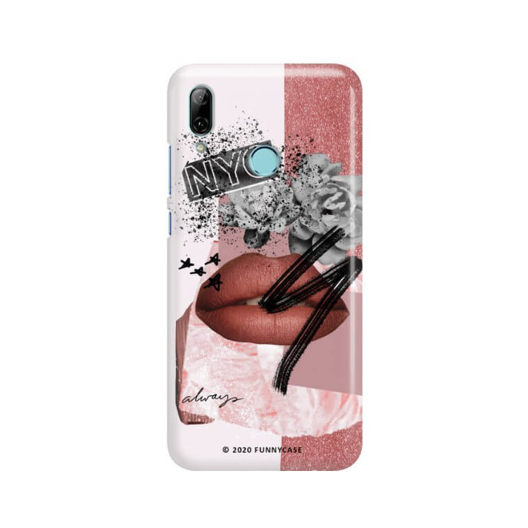 Etui Huawei P SMART 2019, Etui Magazine Wzory 2020-1 Transparentny - FunnyCase