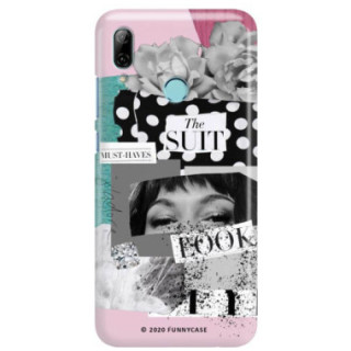 Etui Huawei P SMART 2019, Etui Magazine Wzory 2020-1 Transparentny - FunnyCase