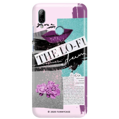 Etui Huawei P SMART 2019, Etui Magazine Wzory 2020-1 Transparentny - FunnyCase