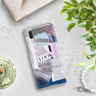 Etui Huawei P20, Etui Magazine Wzory 2020-1 Transparentny - FunnyCase