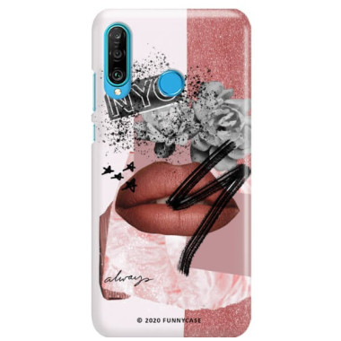 Etui Huawei P30 LITE, Etui Magazine Wzory 2020-1 Transparentny - FunnyCase