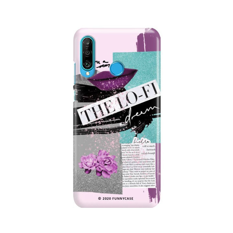 Etui Huawei P30 LITE, Etui Magazine Wzory 2020-1 Transparentny - FunnyCase