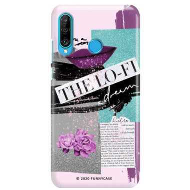 Etui Huawei P30 LITE, Etui Magazine Wzory 2020-1 Transparentny - FunnyCase