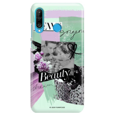 Etui Huawei P30 LITE, Etui Magazine Wzory 2020-1 Transparentny - FunnyCase