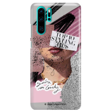 Etui Huawei P30 PRO, Etui Magazine Wzory 2020-1 Transparentny - FunnyCase