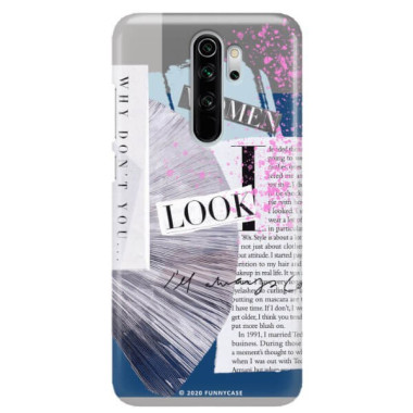 Etui Xiaomi REDMI NOTE 8 PRO, Etui Magazine Wzory 2020-1 Transparentny - FunnyCase