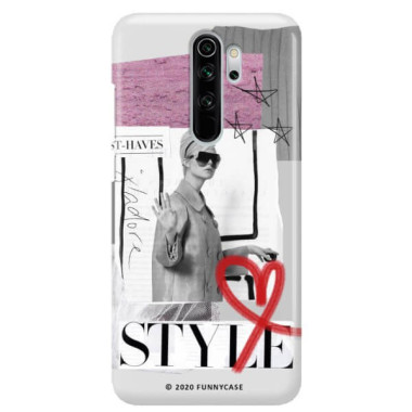 Etui Xiaomi REDMI NOTE 8 PRO, Etui Magazine Wzory 2020-1 Transparentny - FunnyCase