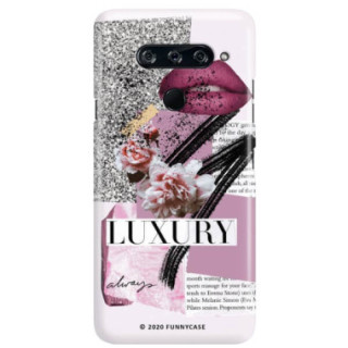 Etui Lg V40, Etui Magazine Wzory 2020-1 Transparentny - FunnyCase