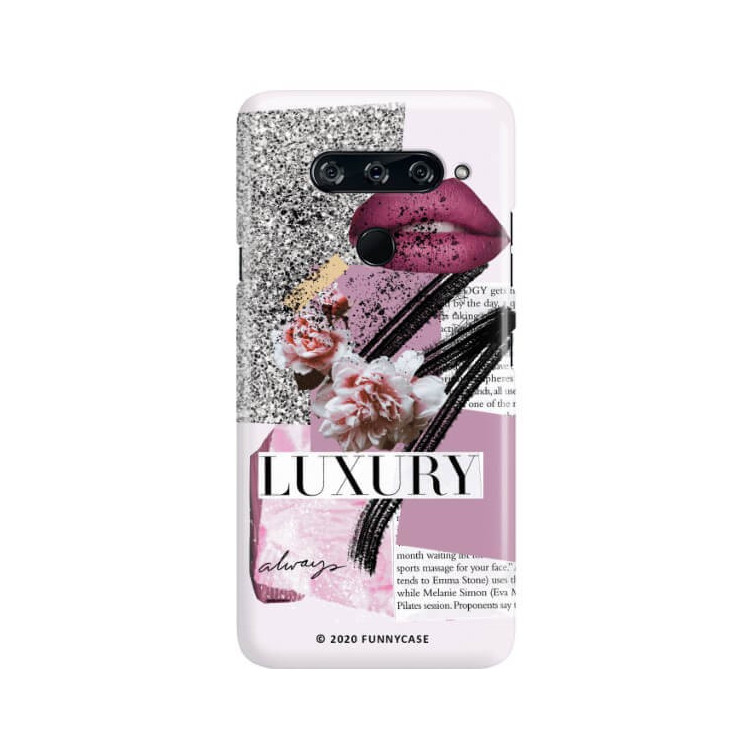 Etui Lg V40, Etui Magazine Wzory 2020-1 Transparentny - FunnyCase