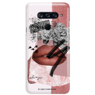 Etui Lg V40, Etui Magazine Wzory 2020-1 Transparentny - FunnyCase