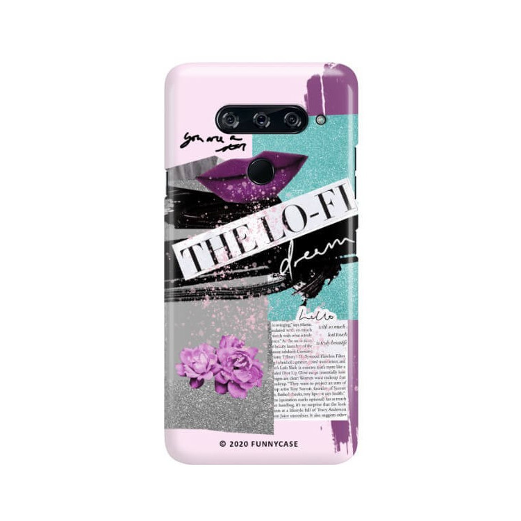 Etui Lg V40, Etui Magazine Wzory 2020-1 Transparentny - FunnyCase