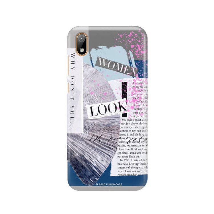 Etui Huawei Y5 2019, Etui Magazine Wzory 2020-1 Transparentny - FunnyCase