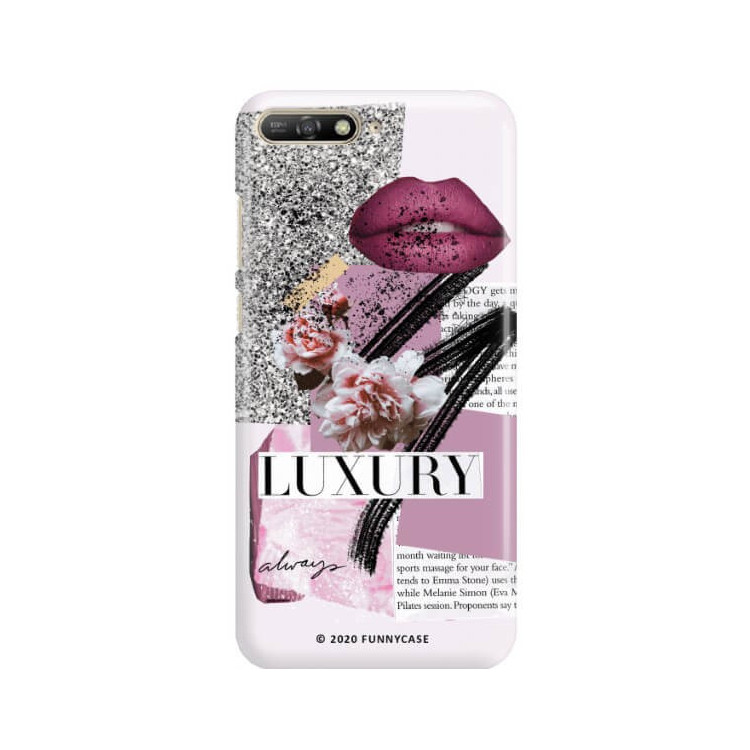 Etui Huawei Y6 2019, Etui Magazine Wzory 2020-1 Transparentny - FunnyCase