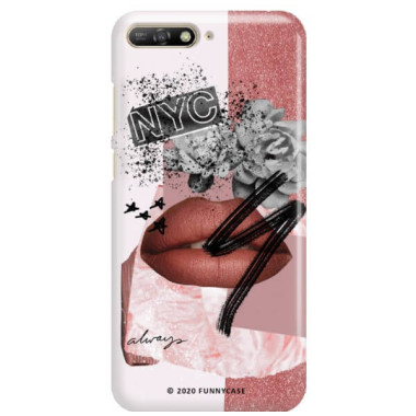 Etui Huawei Y6 2019, Etui Magazine Wzory 2020-1 Transparentny - FunnyCase