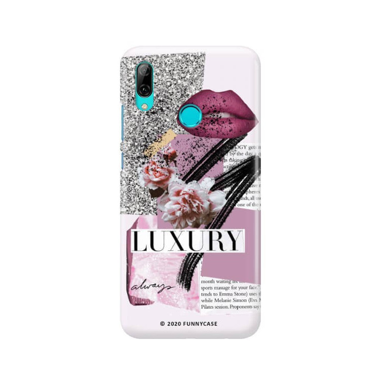 Etui Huawei Y7 2019, Etui Magazine Wzory 2020-1 Transparentny - FunnyCase